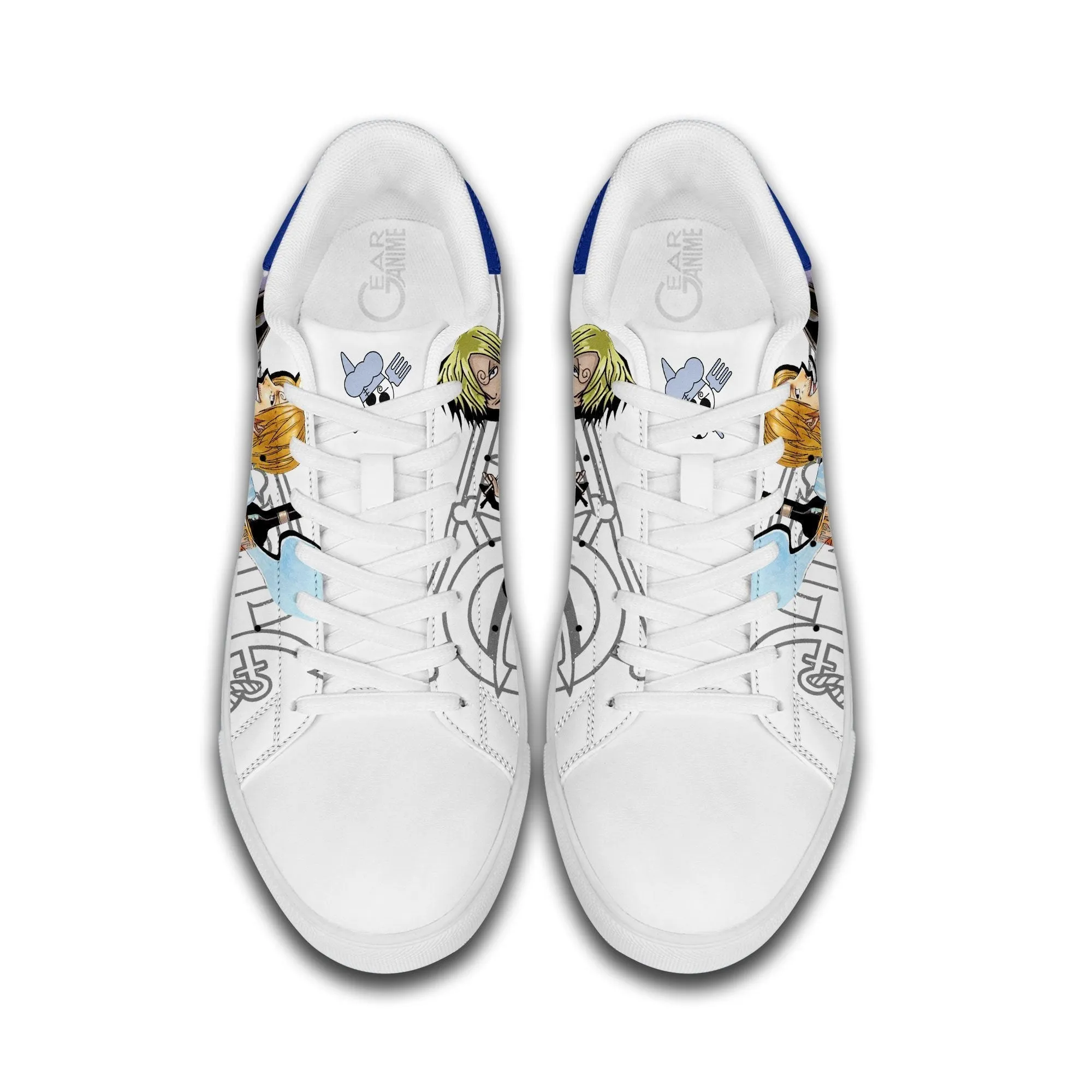 Sanji Skate Sneakers Custom Anime OP Shoes