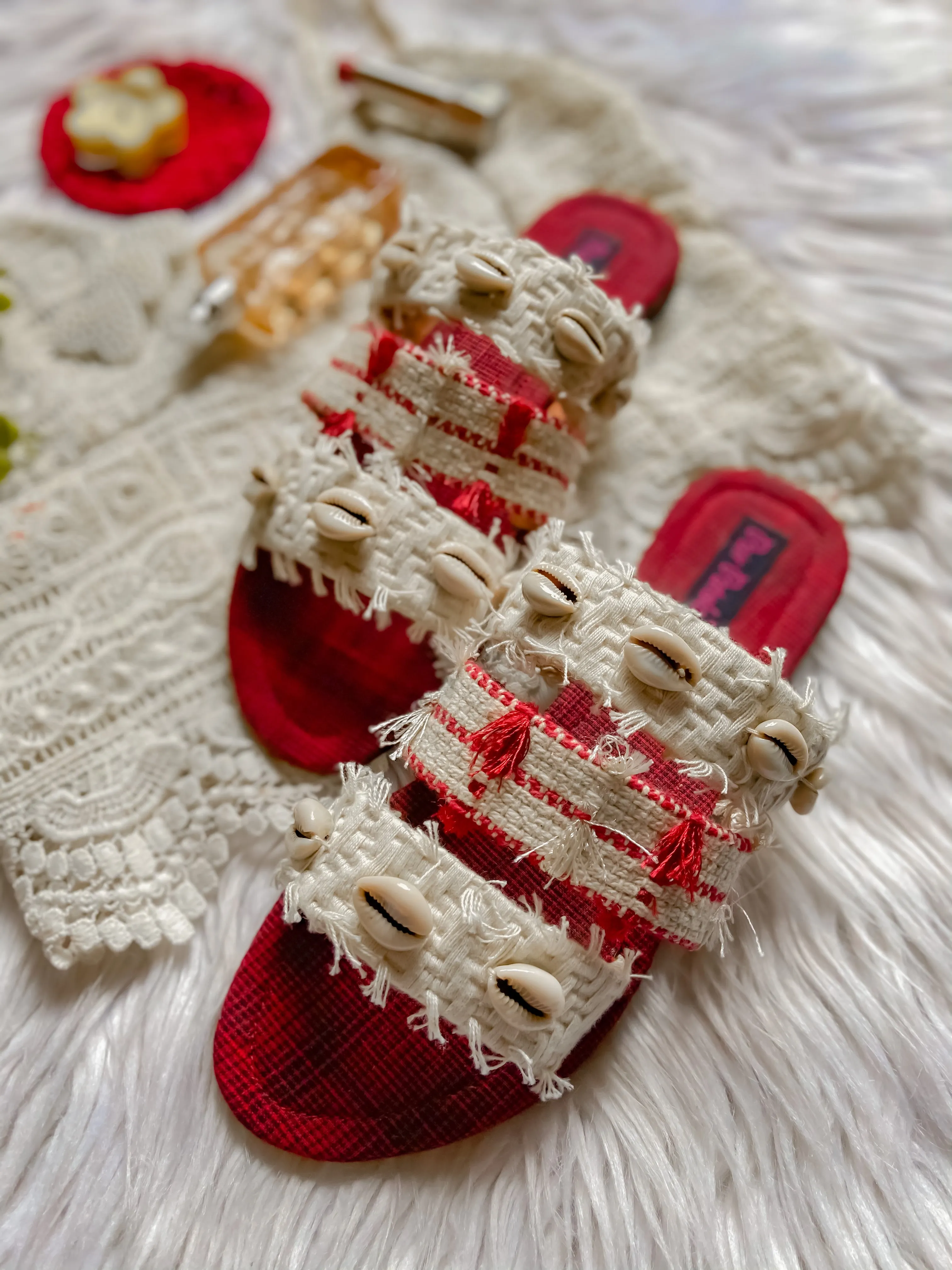 Seashells & Symphonies Slip Ons