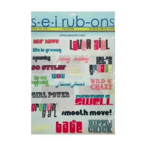 SeI Rub-Ons - Hippie Chic*