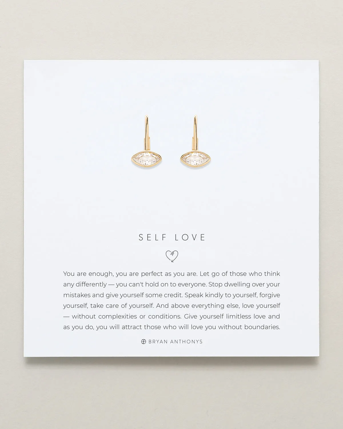 Self Love Marquise Drop Earrings