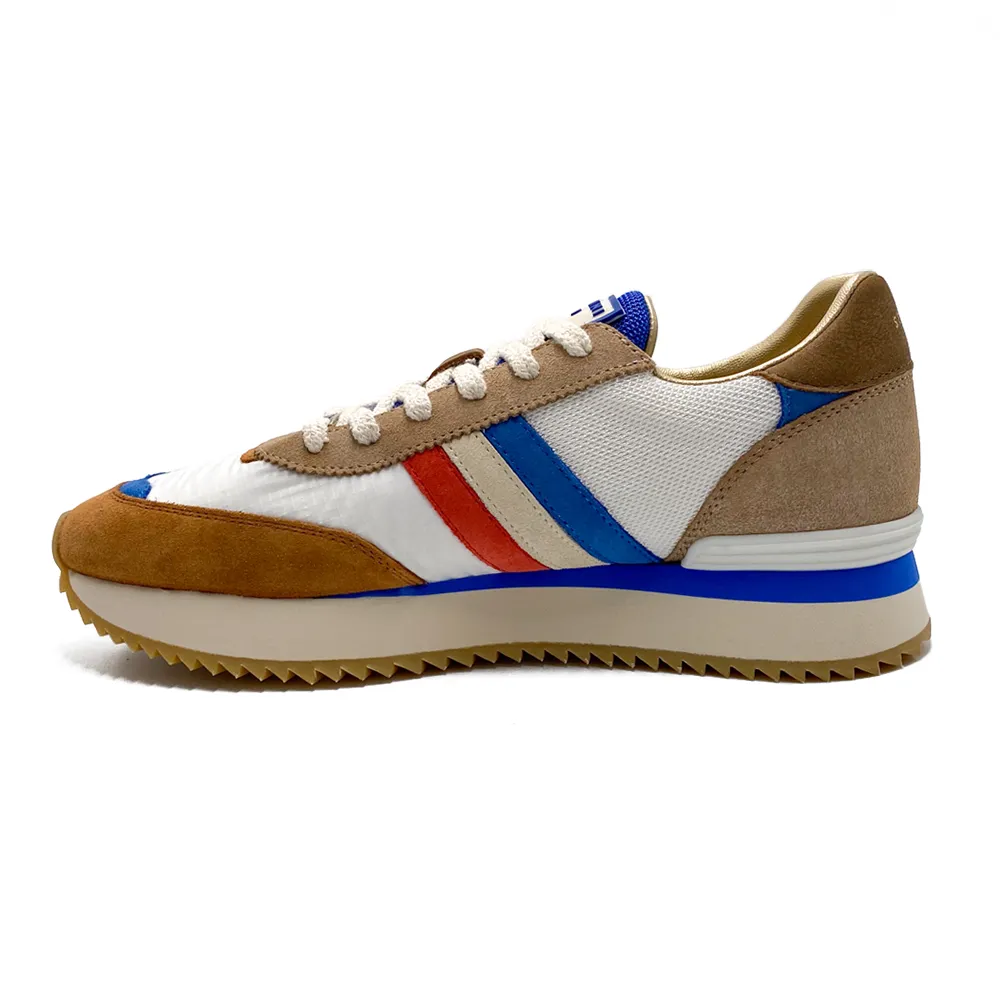 SERAFINI Herre Sneakers Torino White Walnut Blue