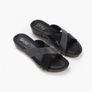 Shimmer Cross Slip Ons