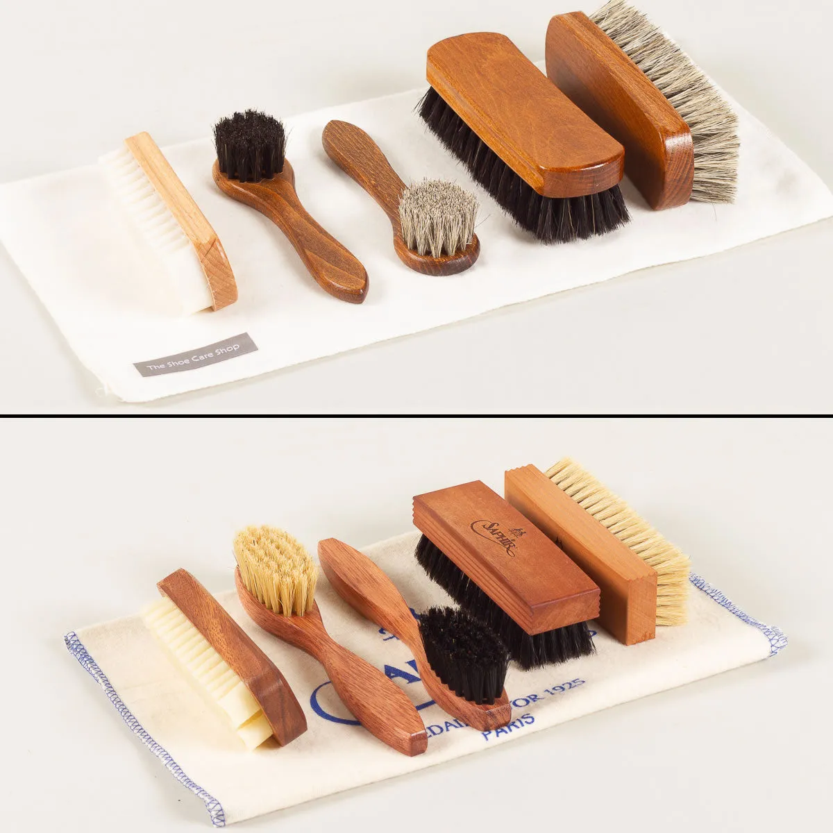 Shoe care valet Saphir Deluxe  - walnut