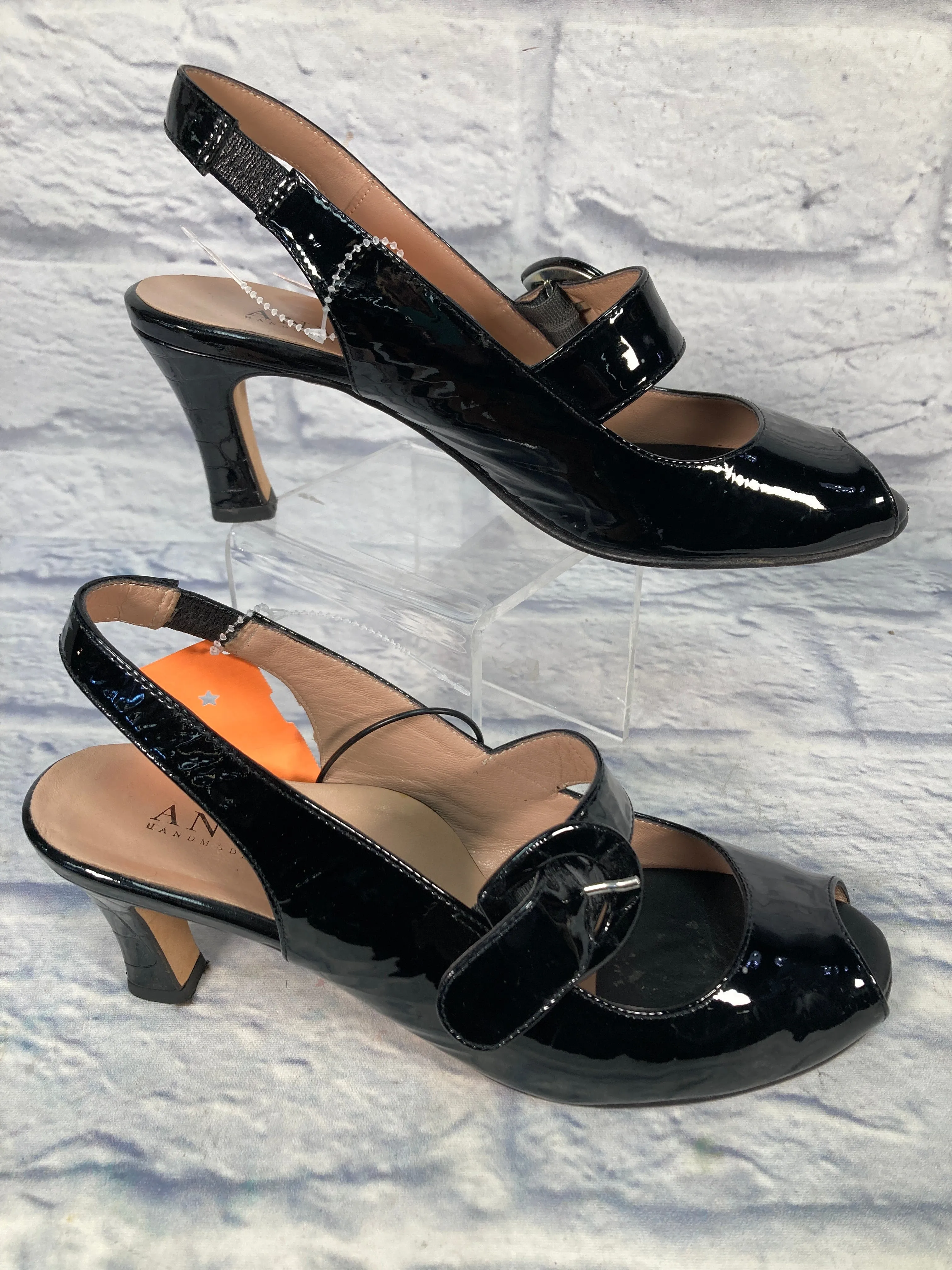 Shoes Heels Kitten By Clothes Mentor In Black, Size: 8