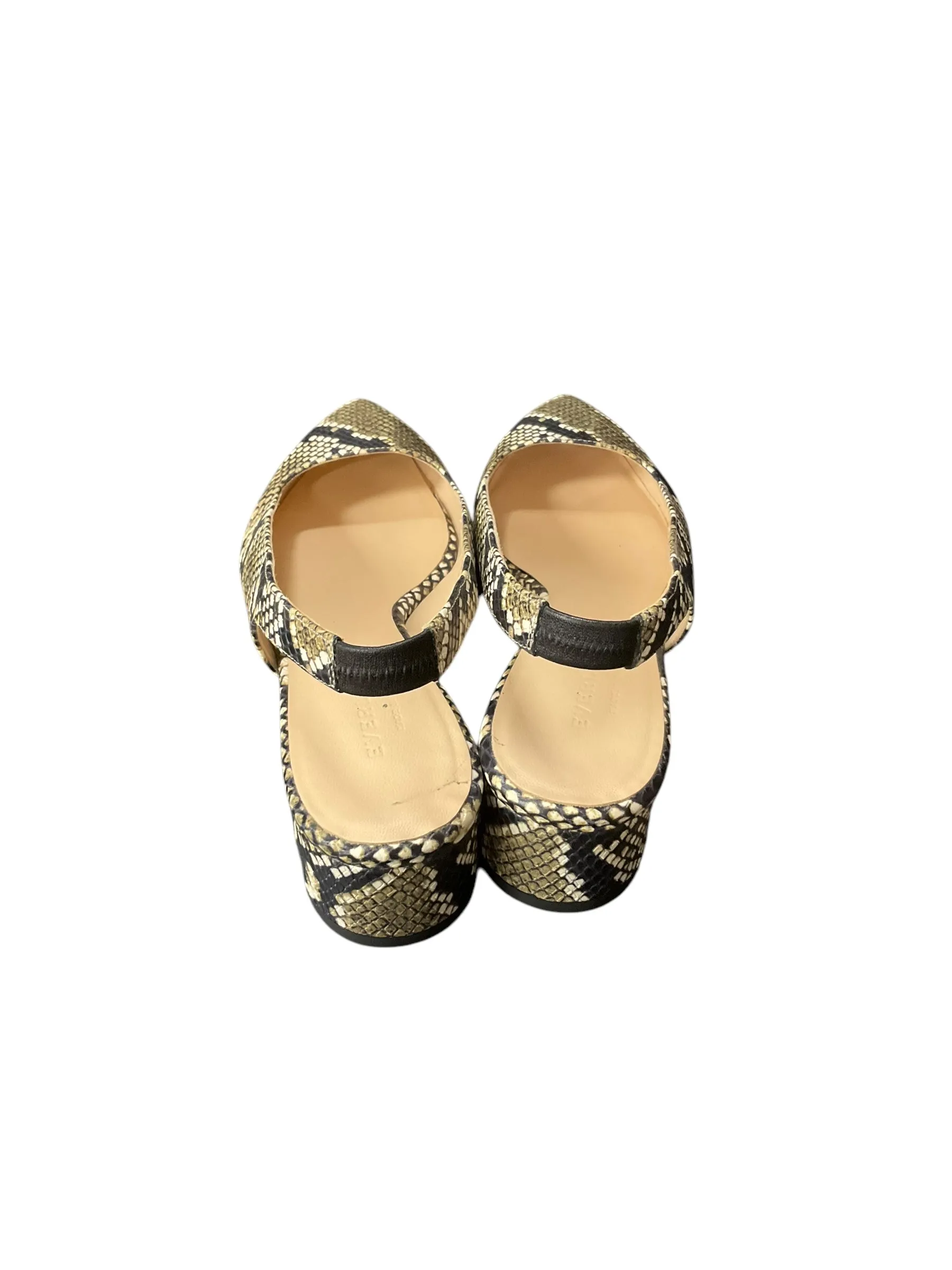 Shoes Heels Kitten By Everlane In Snakeskin Print, Size: 10