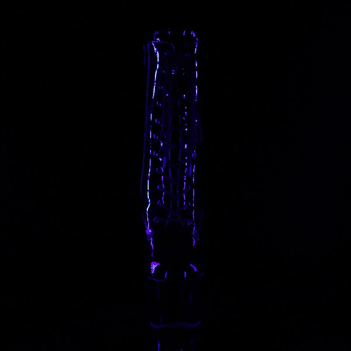 SKY-1020TT Pleaser Black/Neon Pink Sexy Platform Shoes (Pole Dancing Heels)