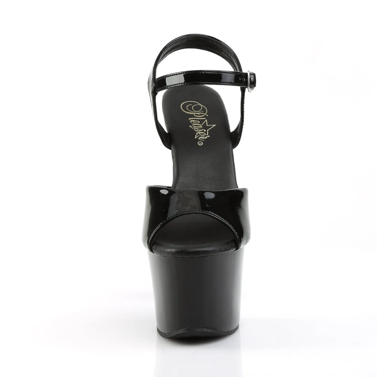 SKY-309VL Pleaser Black Patent Sexy Platform Shoes (Pole Dancing Heels)