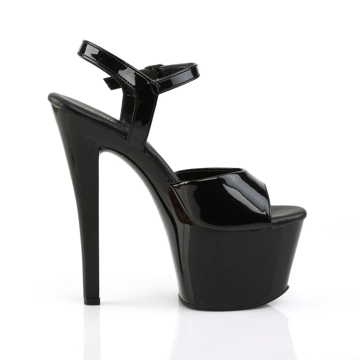 SKY-309VL Pleaser Black Patent Sexy Platform Shoes (Pole Dancing Heels)