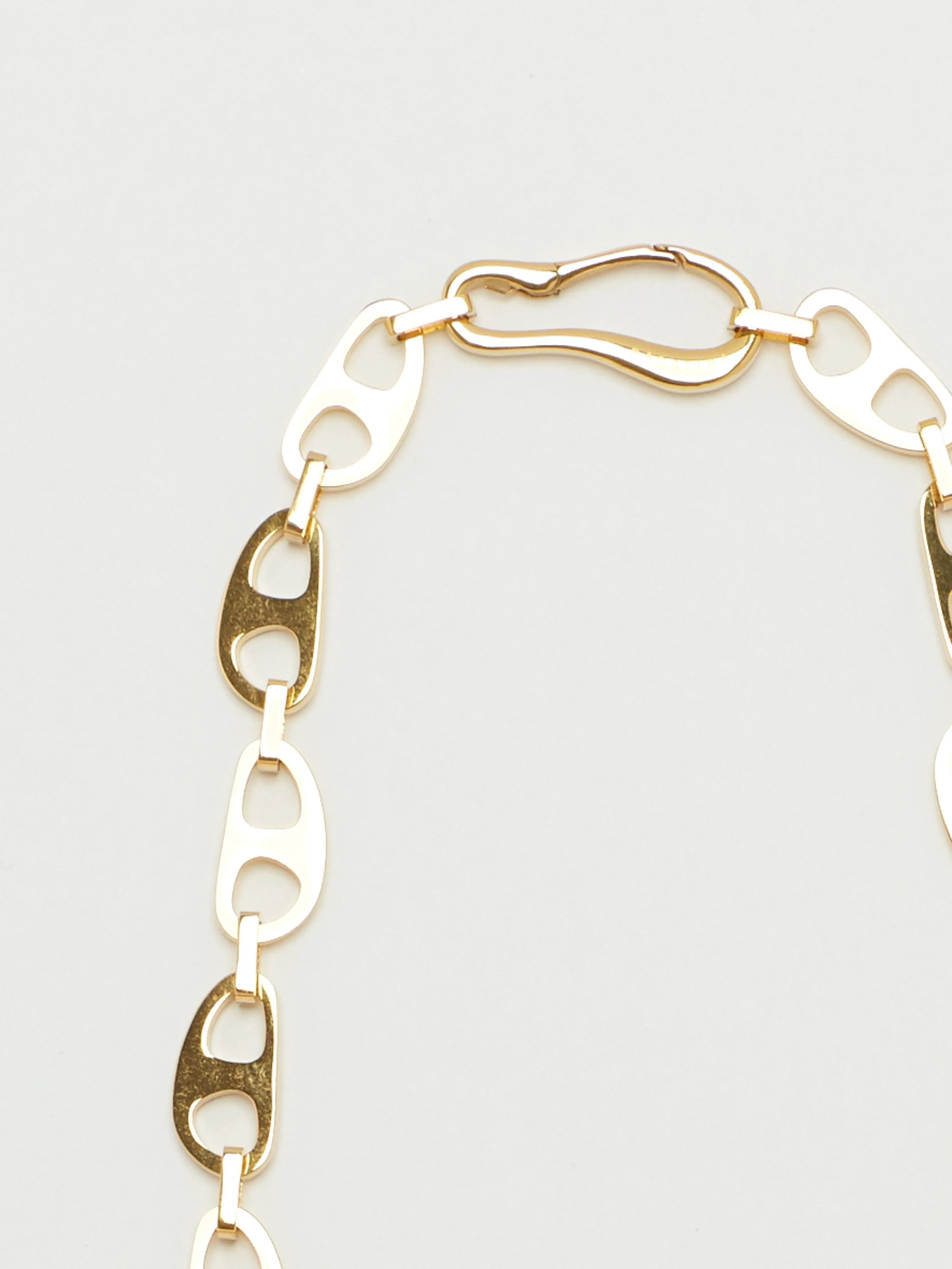 Small Gold Tab Necklace