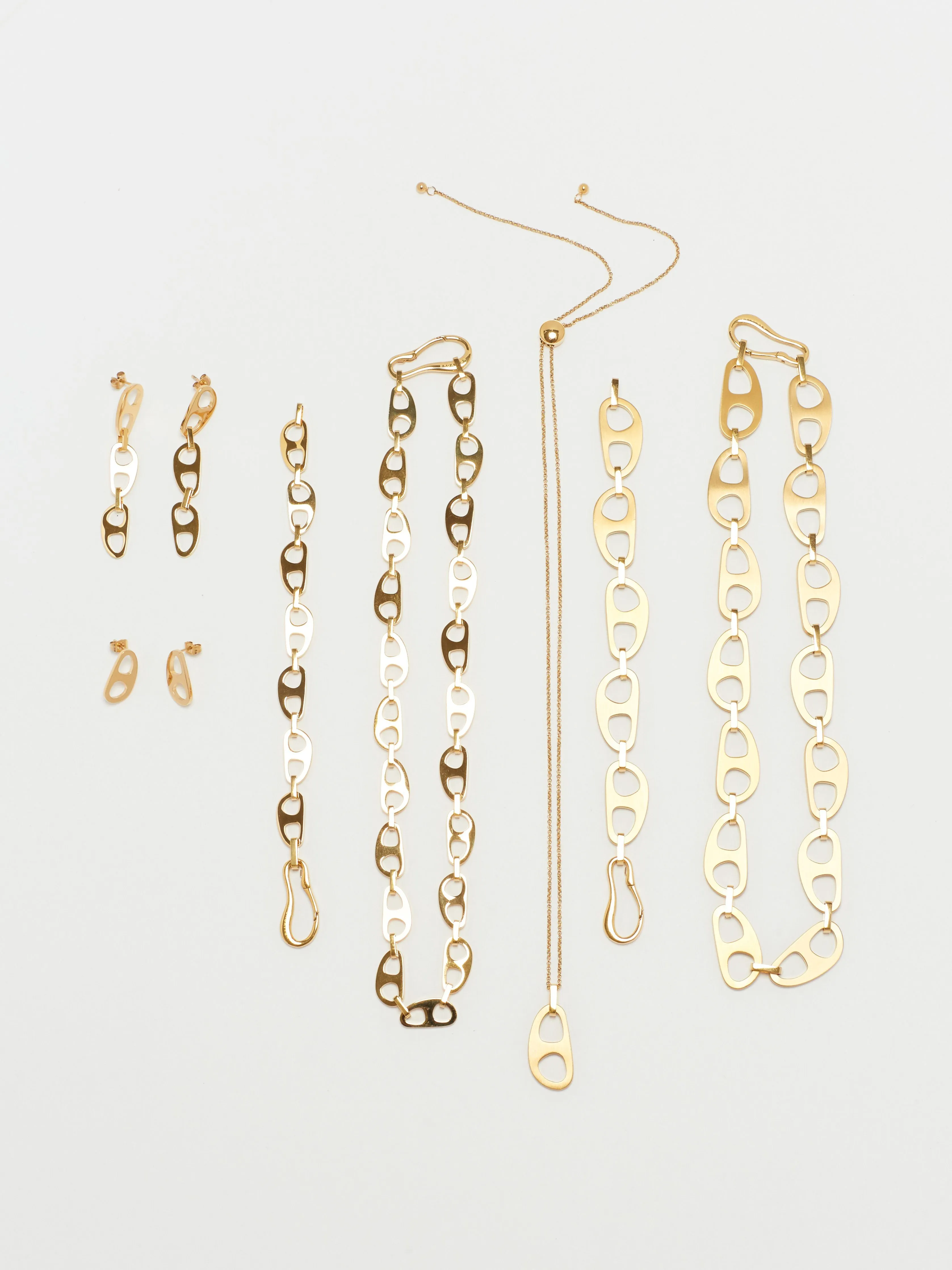 Small Gold Tab Necklace