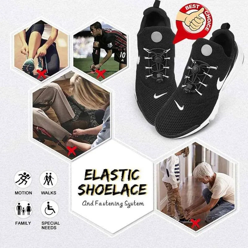 SMATLELF Quick Lace No Tie Shoelaces – 23 Colors
