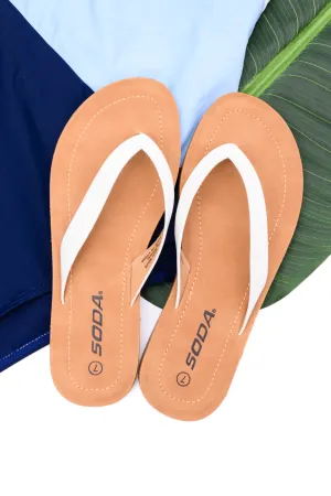 SODA- Sandy Shores Flip Flops - SIZES 5 THRU 11