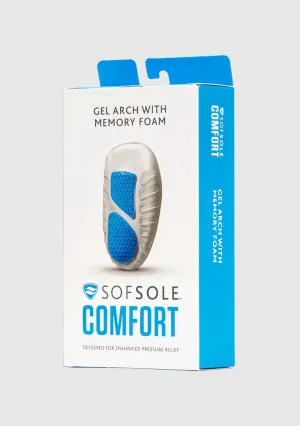 Sof Sole Men’s Comfort Gel Arch with Memory Foam