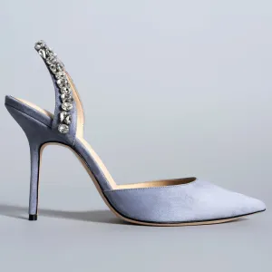 SOLEIL SLINGBACK BLUE GRAY KITTEN
