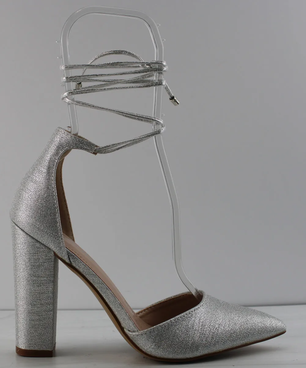 Sonia 64 Women's Closed Pointed Toe Strappy High Heel