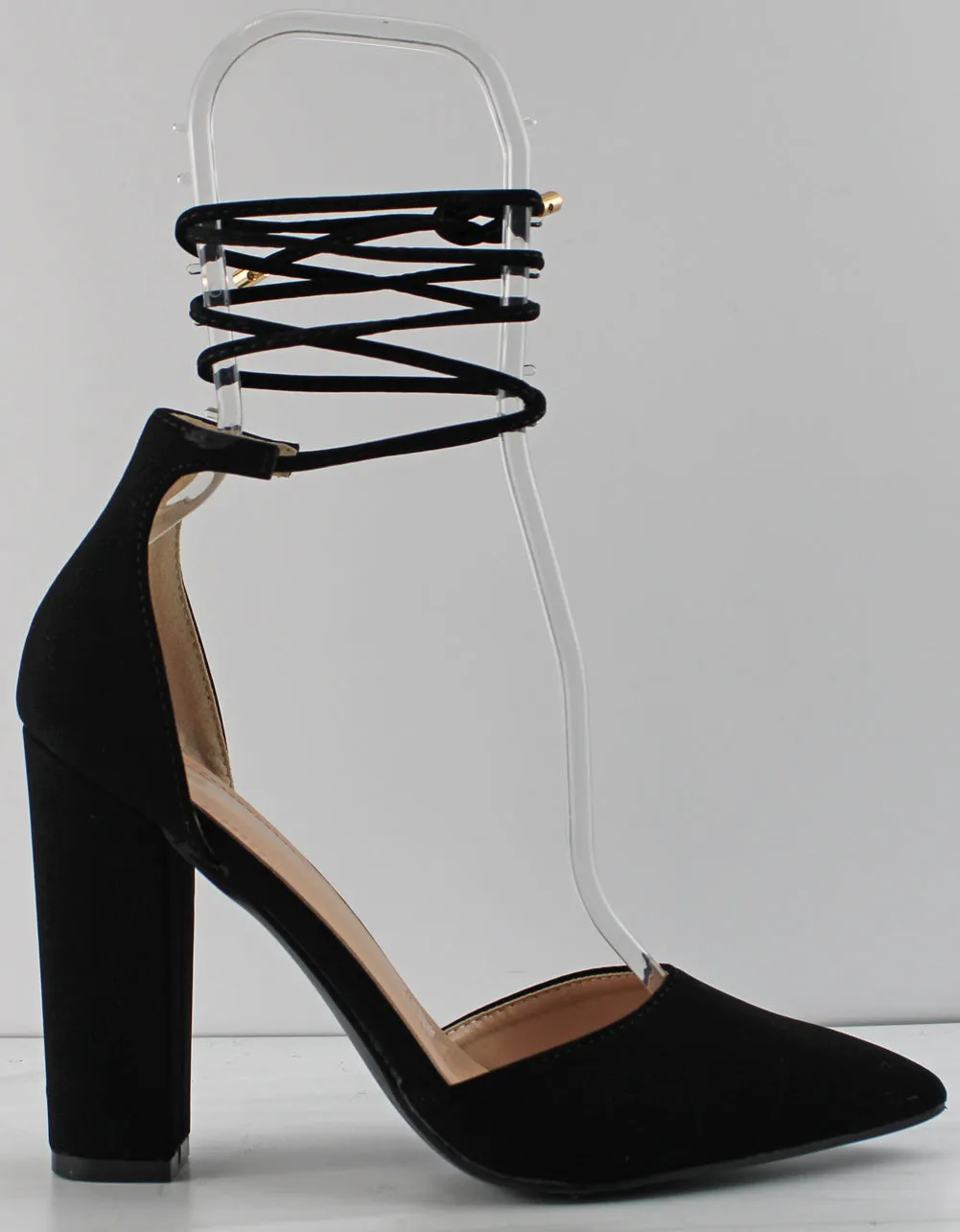 Sonia 64 Women's Closed Pointed Toe Strappy High Heel