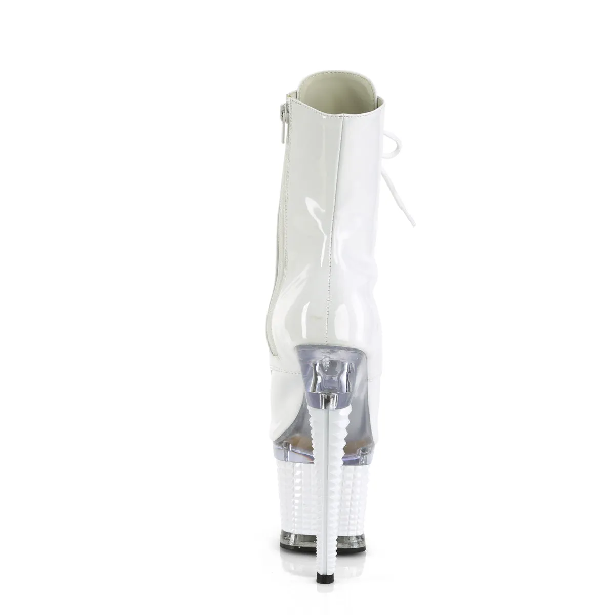 SPECTATOR-1021 Pleaser White Patent Sexy Platform Shoes (Pole Dancing Heels)