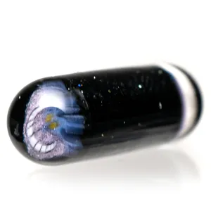 Steve H Glass - Artist Series Pillar - Cheshire Cat - Galaxy