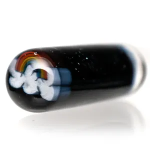 Steve H Glass - Artist Series Pillar - Rainbow Cloud - Galaxy