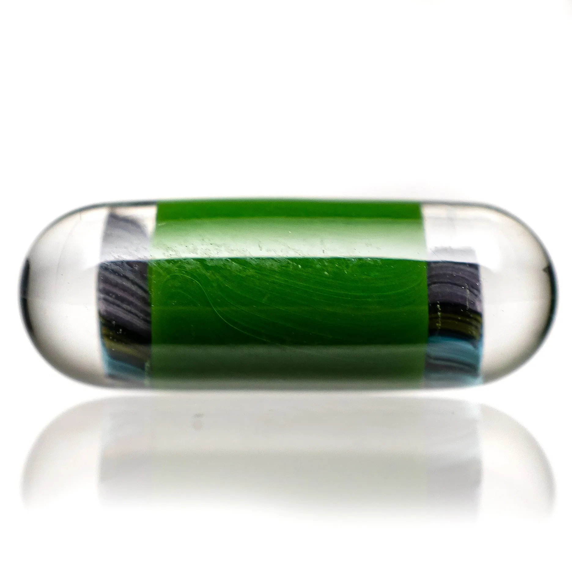 Steve H Glass - Artist Series Pillar - Venusaur - Forest Green