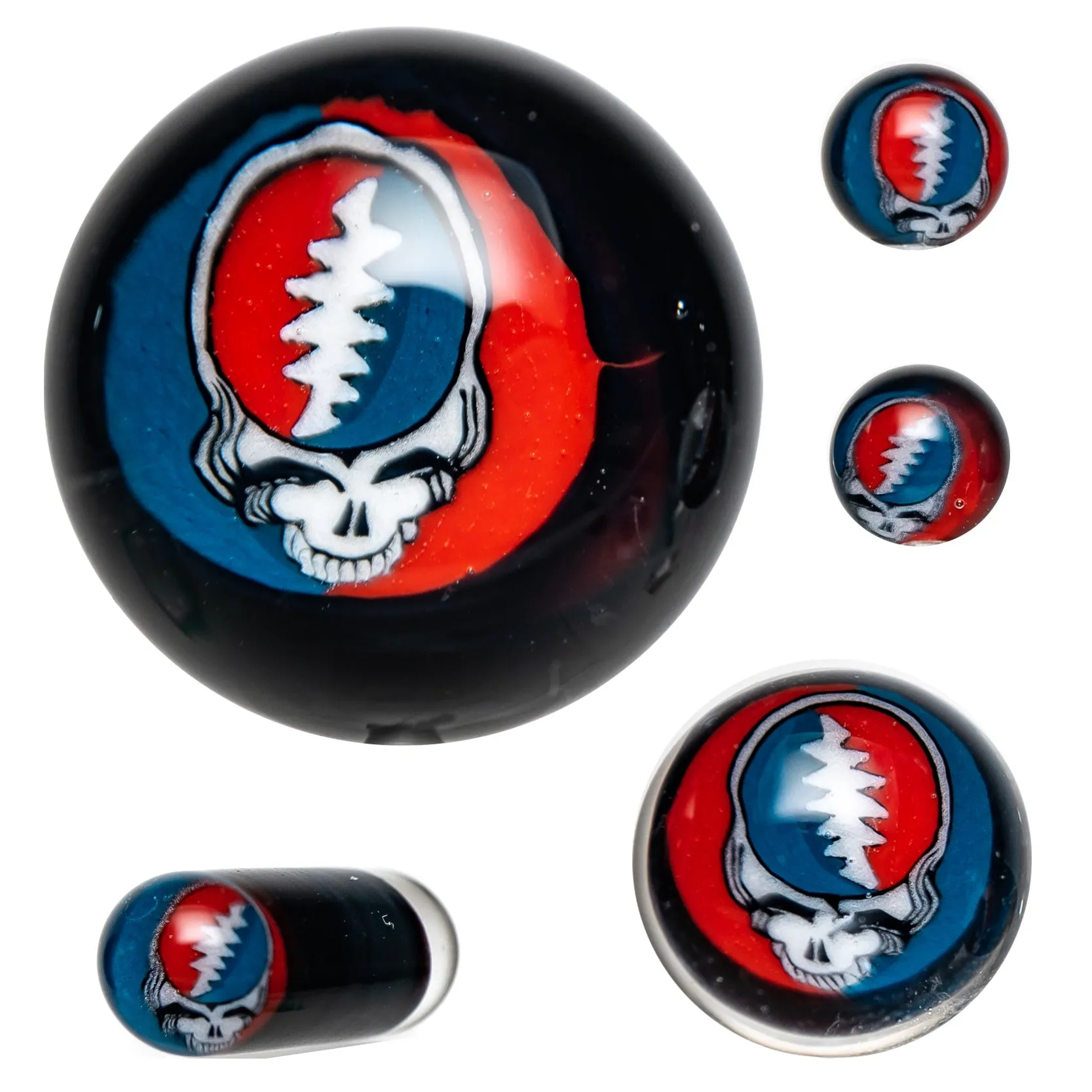 Steve H Glass - Artist Series Slurper Set - 5 Piece - Stealie - Black