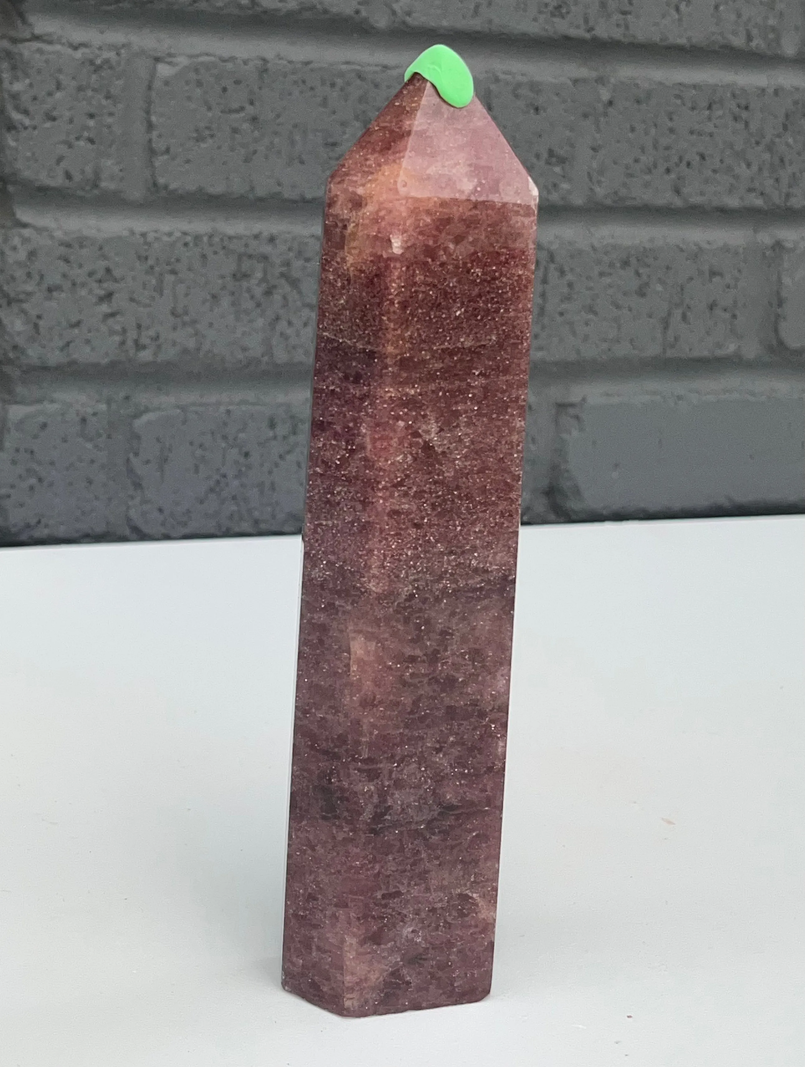 Strawberry Quartz Large Tower, 8in