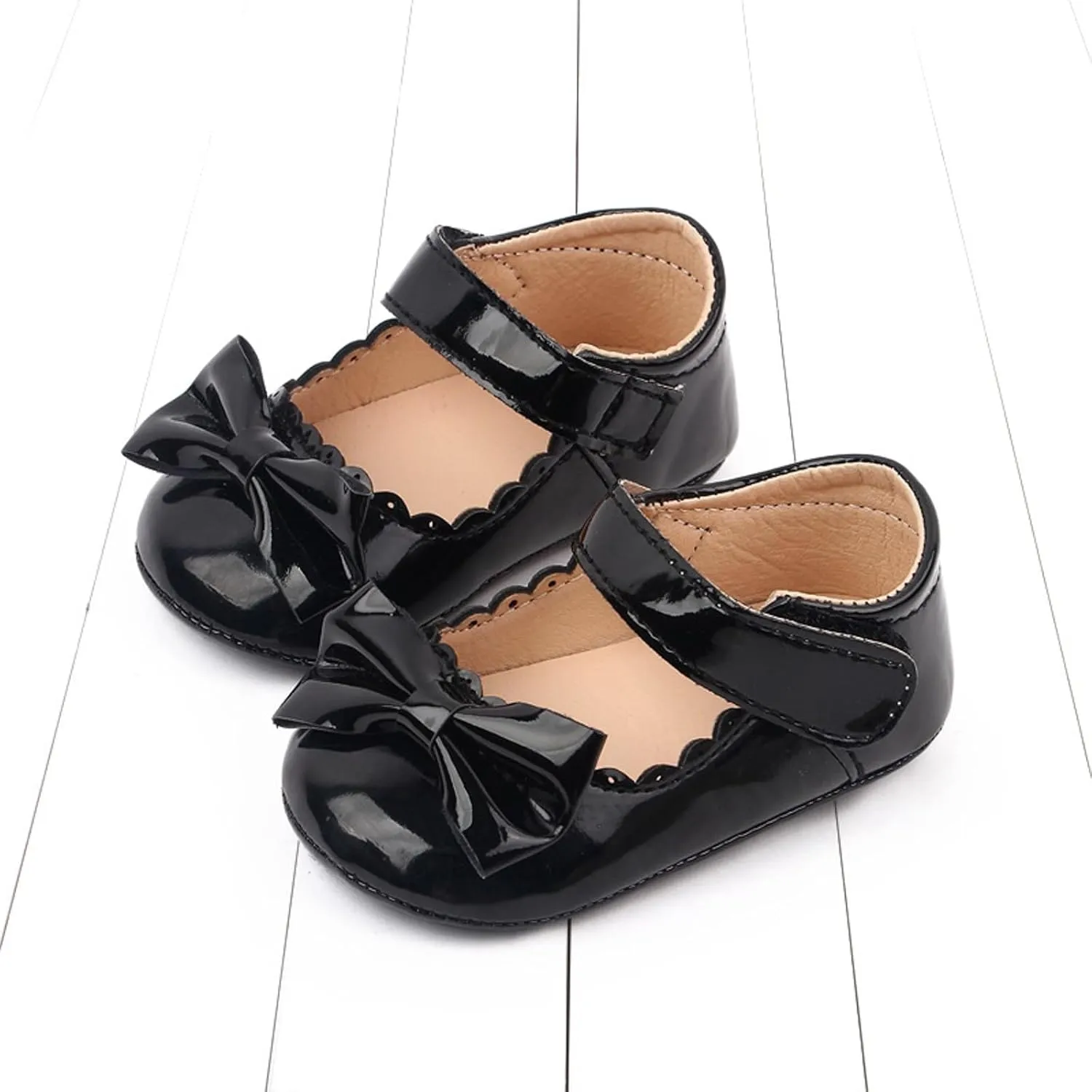 Summer Children Infant Toddler Shoes Girls Sports Flat Bottom Lightweight Hook Loop Solid Color Bow Boys Shoes Size 11