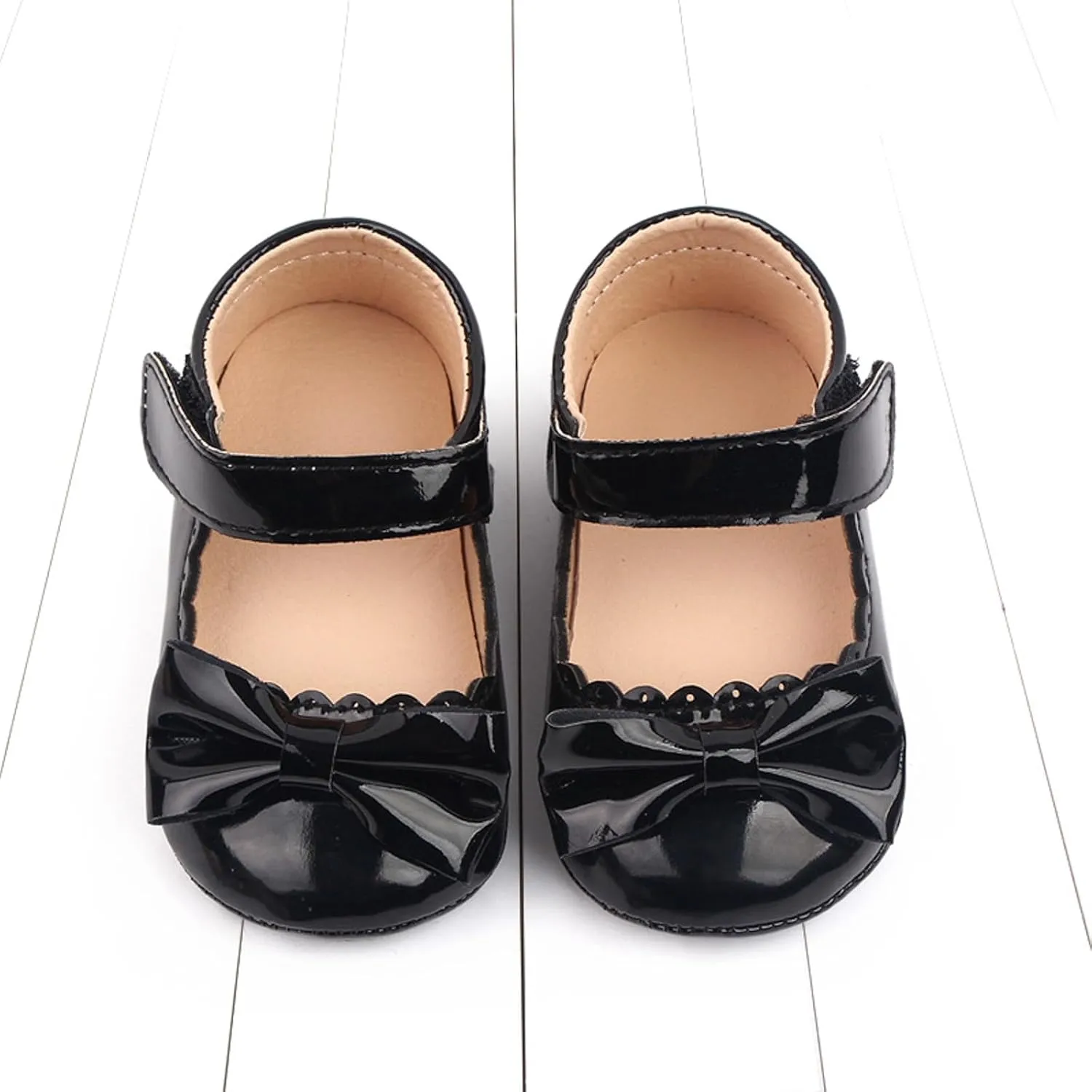 Summer Children Infant Toddler Shoes Girls Sports Flat Bottom Lightweight Hook Loop Solid Color Bow Boys Shoes Size 11
