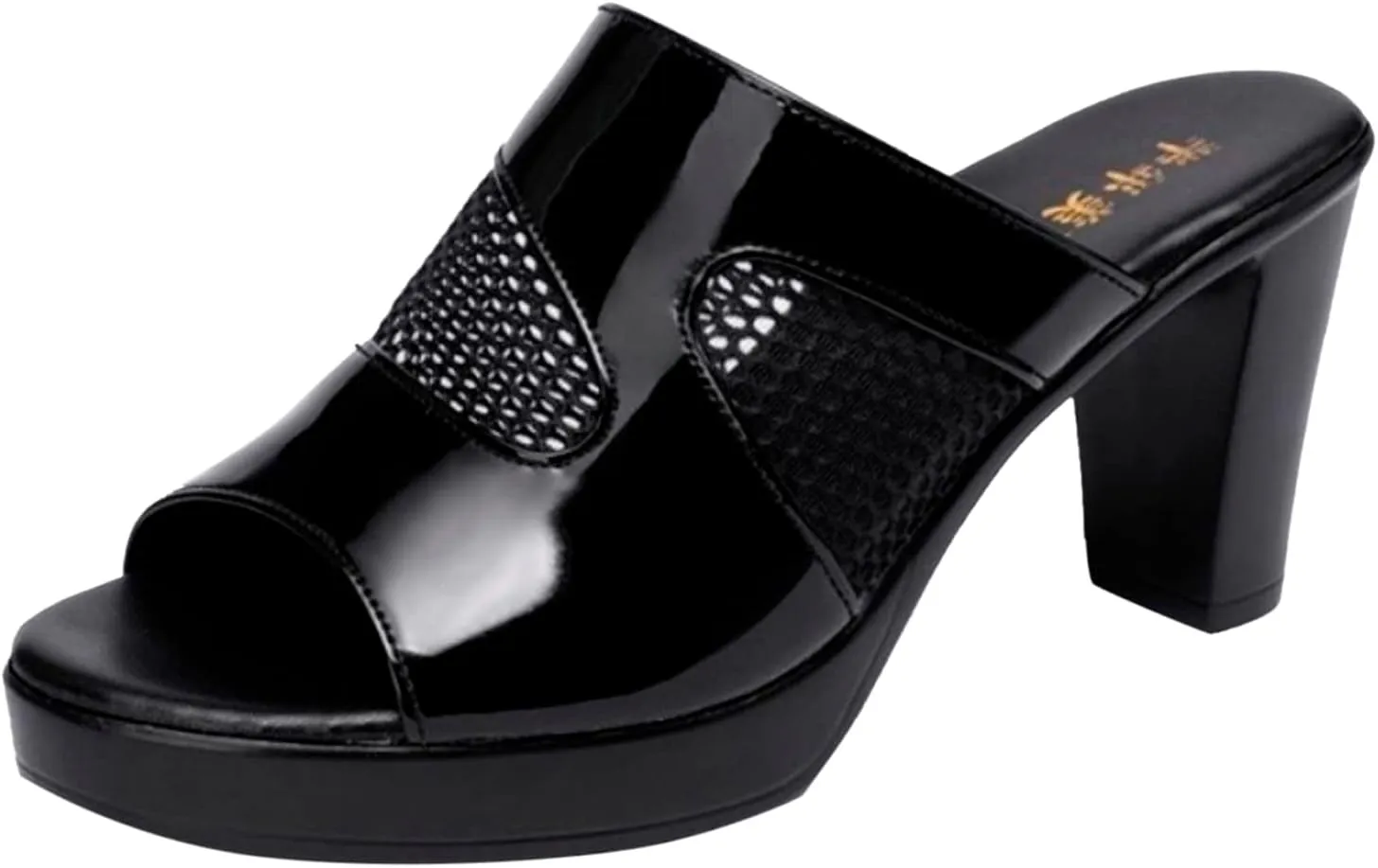 Summer New Thick Heeled Slippers Women Wear Sexy High Heeled Sandals Fish Mouth Sandals Non T Thong Sandals for Women