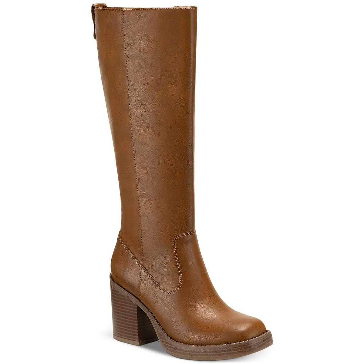 Sun   Stone Womens' Aiimee Faux Leather Knee High Boots