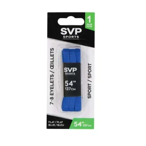 SVP SPORTS - 54in Shoelace (Flat) (DM21167 FLAT-BLU-54)