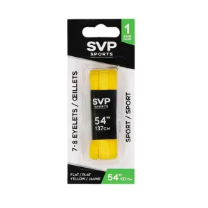 SVP Sports - 54in Shoelace (Flat) (DM21167 FLAT-YLW-54)