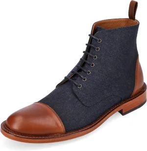 TAFT Jack Boot Handcrafted Leather and Wool Mens Dress Boot
