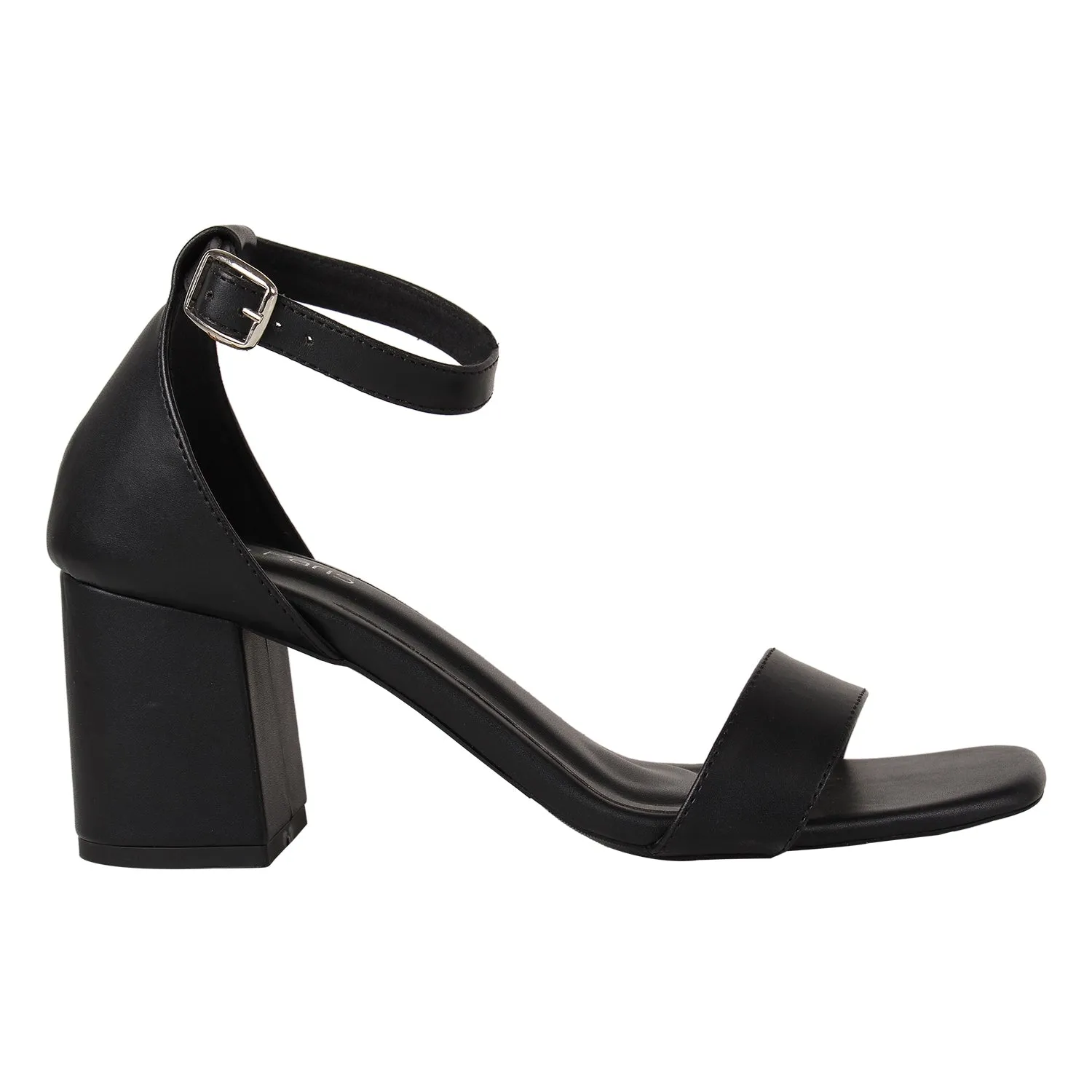 Tao Paris Kya 10020-04 Black Solid Heels