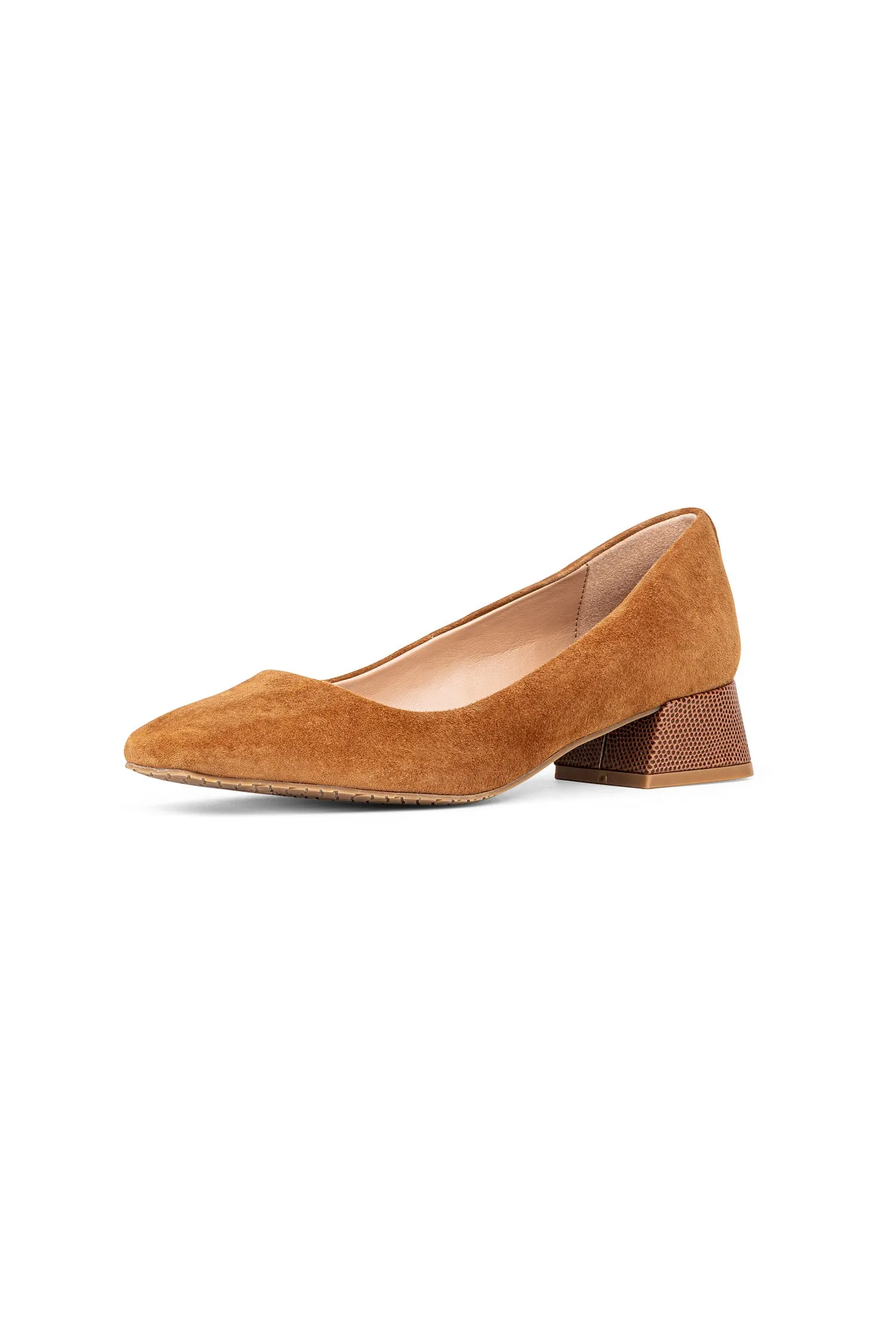 Teddie Pumps - Cognac