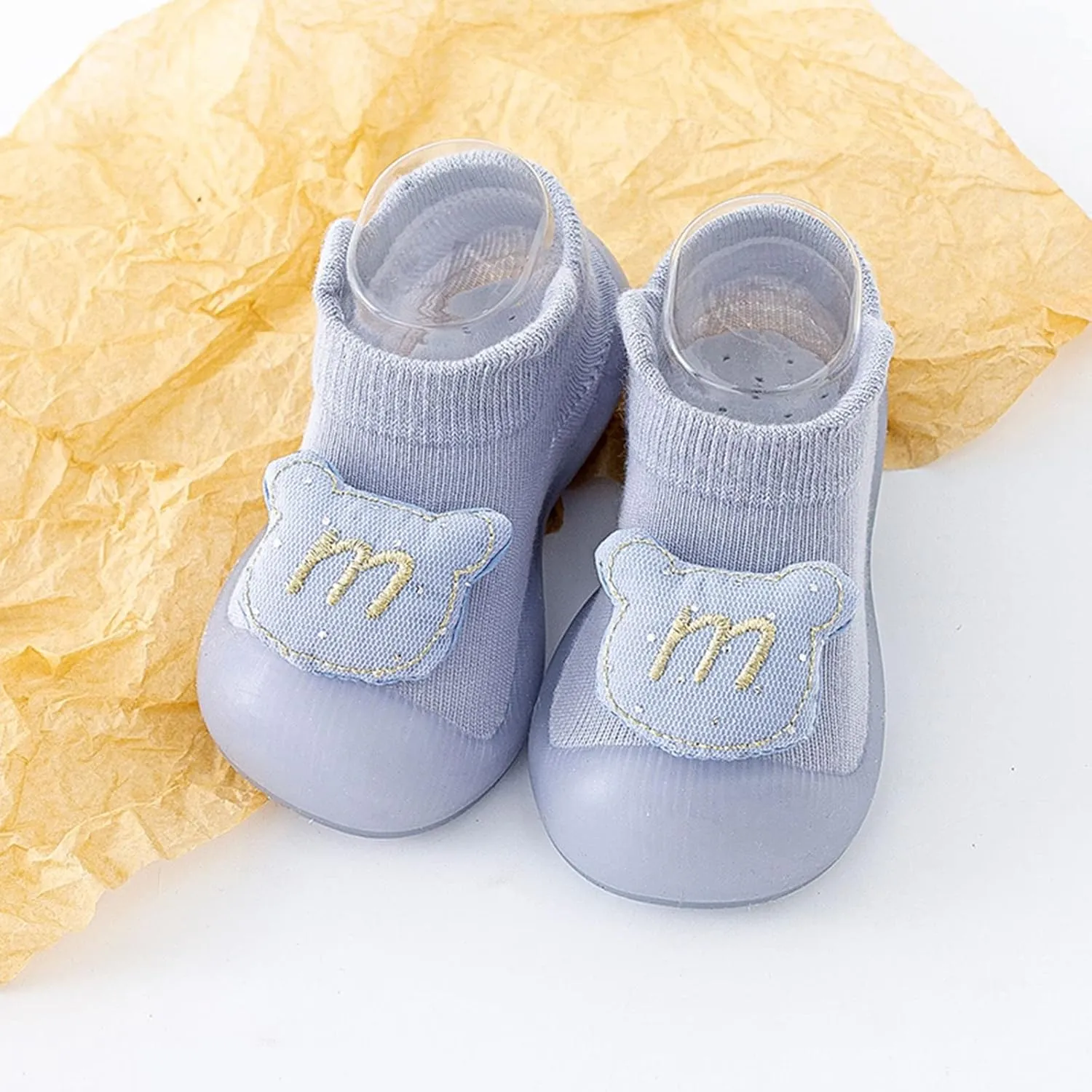 Tennis Shoes Girls Size 5 Infant Toddler Shoes Little Child Socks Cute Animal Lightweight Walking Shoes Baby