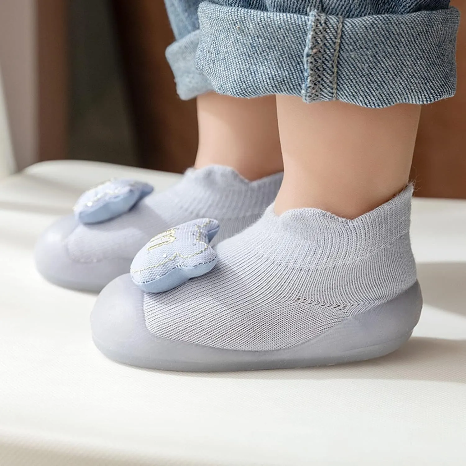 Tennis Shoes Girls Size 5 Infant Toddler Shoes Little Child Socks Cute Animal Lightweight Walking Shoes Baby