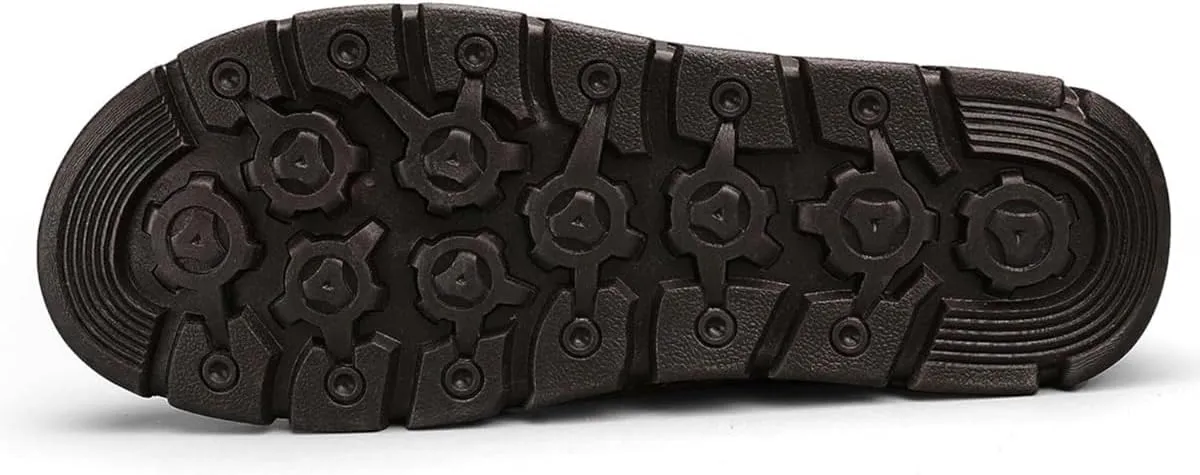 Teresad Shoes Men, Handcrafted Men's Leather Shoes, Men's Breathable Non-Slip Casual Trainers for Outdoor Hiking