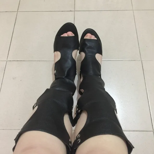 The Knee high Gladiator sandals