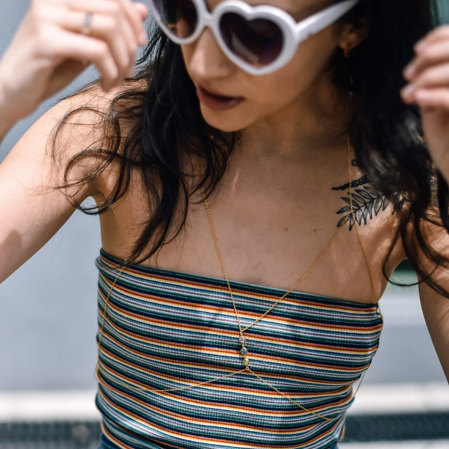 The "Taste The Rainbow" Bra Body Harness