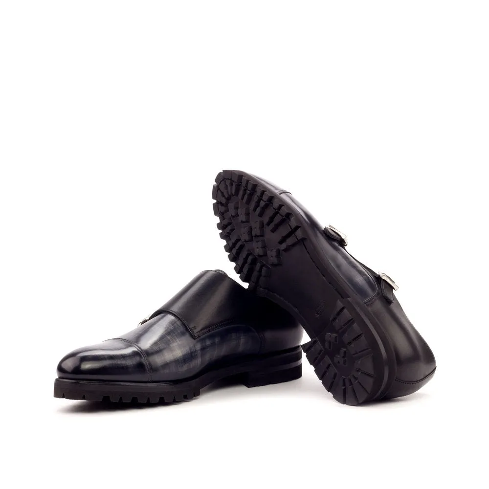 The Sunday Best (Black Box calf and Grey Patina crusted)