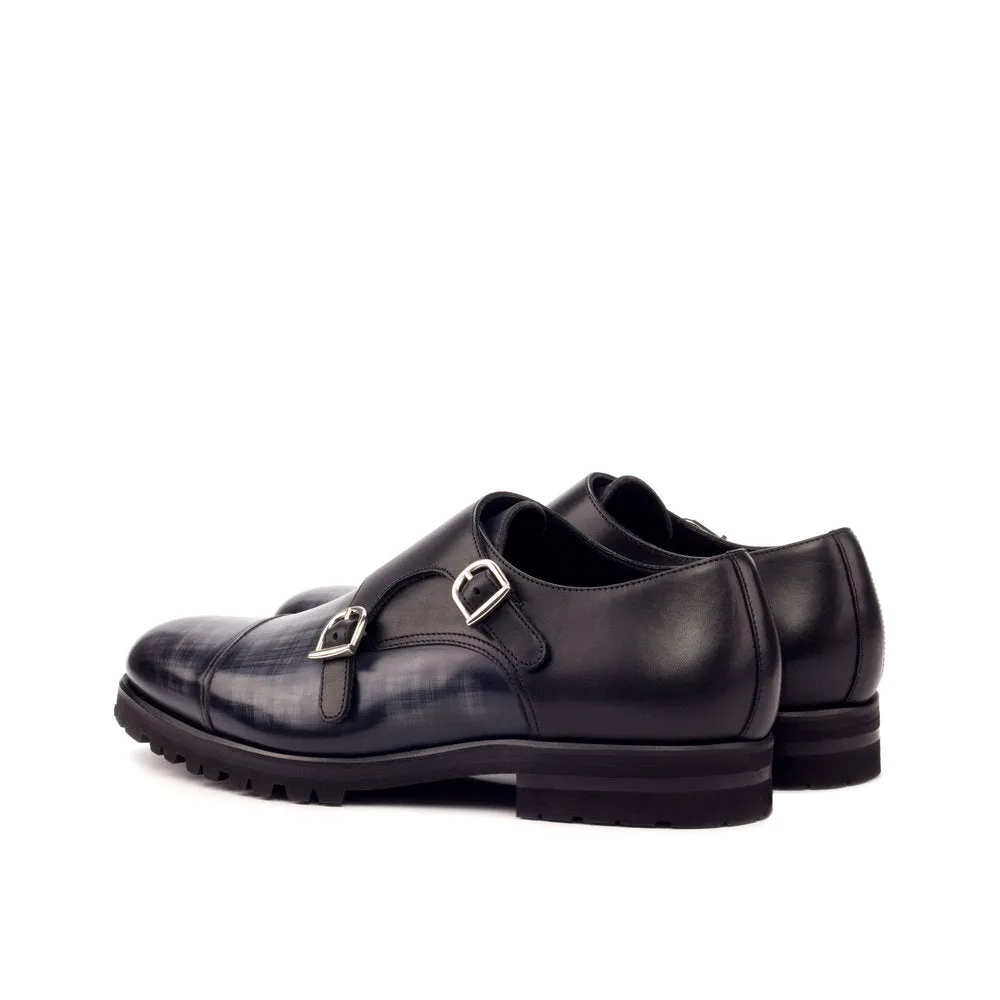 The Sunday Best (Black Box calf and Grey Patina crusted)