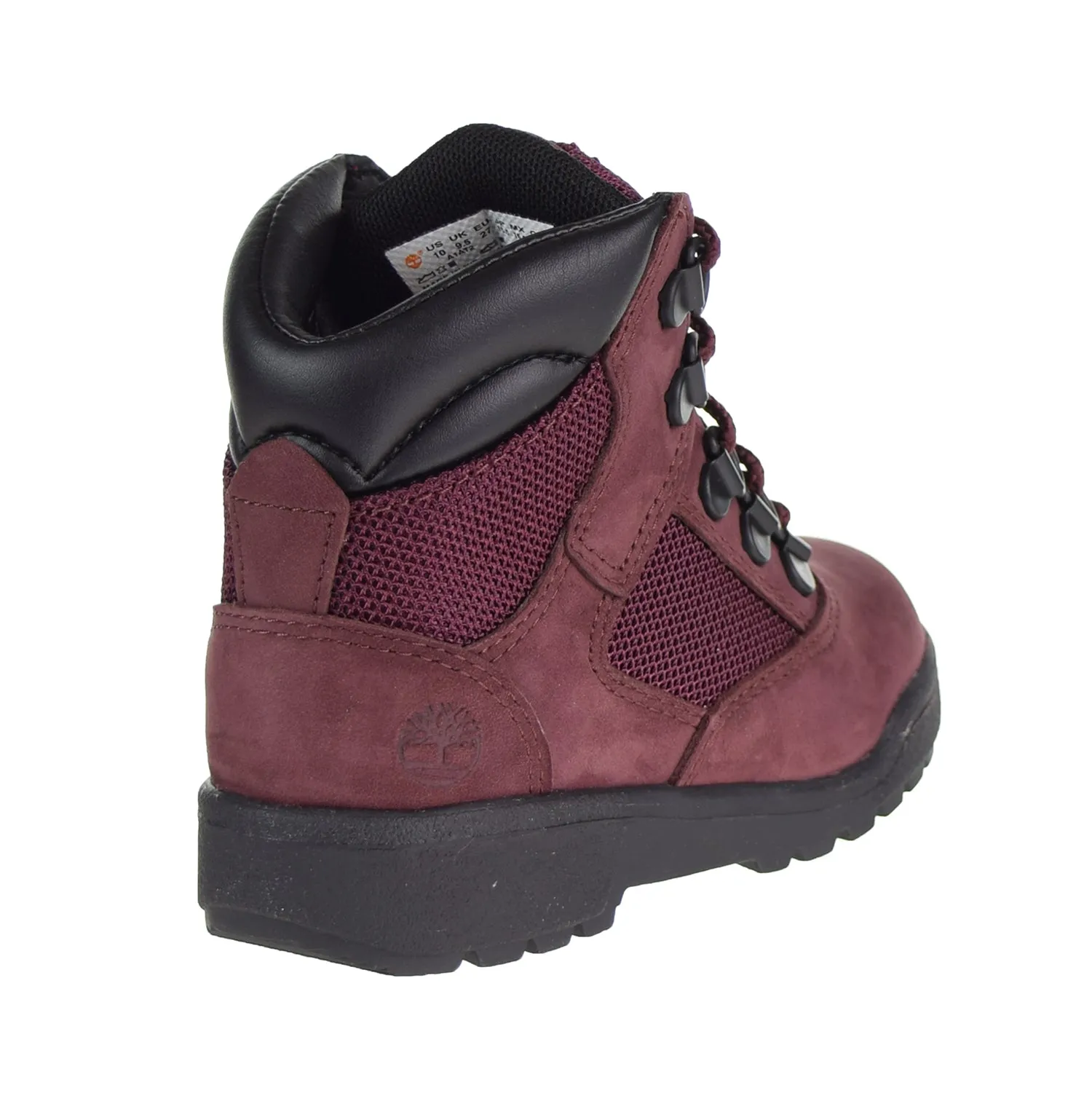 Timberland 6 Inch Field Toddler's Boots Burgundy