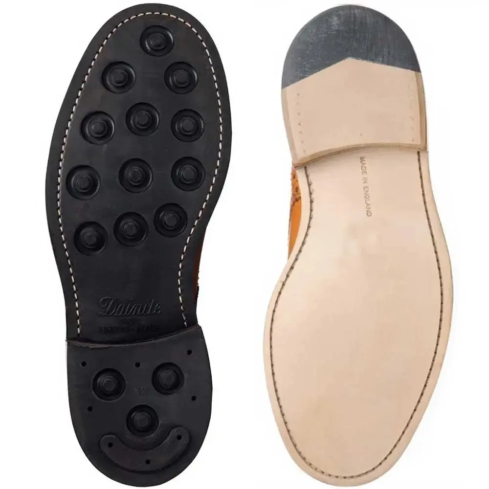 TRICKER'S Bourton Shoes - Mens Dainite or Leather Sole - Acorn Antique