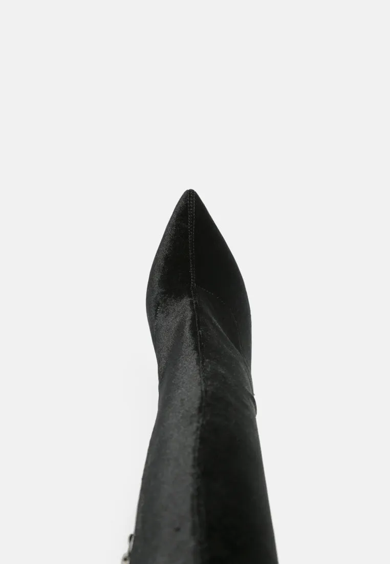 Ttilera stretch over the knee stiletto boots