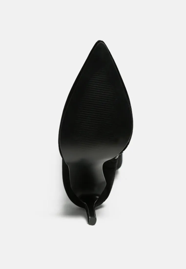 Ttilera stretch over the knee stiletto boots