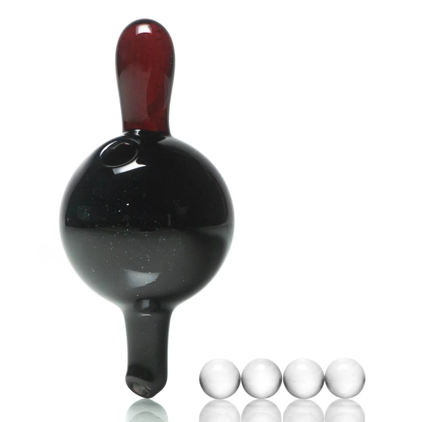 Unity Glassworks - Directional Bubble Cap - Galaxy & Pomegranate