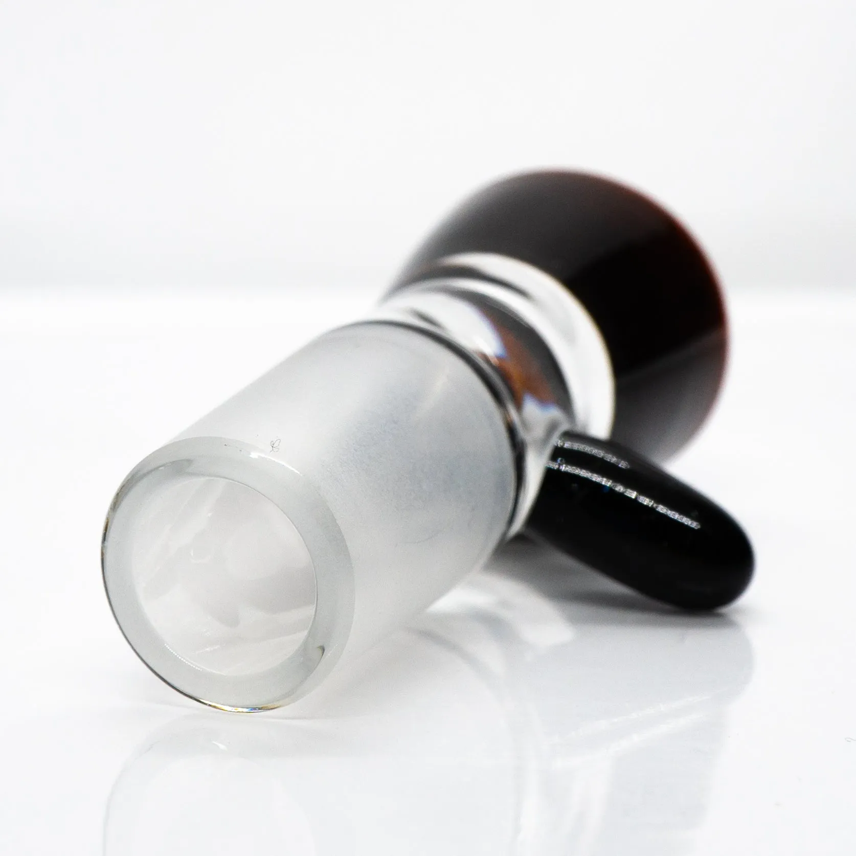 Unity Glassworks - Single Hole Martini Slide - 18mm - Candy Apple Red & Galaxy