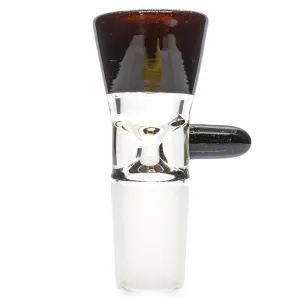 Unity Glassworks - Single Hole Martini Slide - 18mm - Candy Apple Red & Galaxy