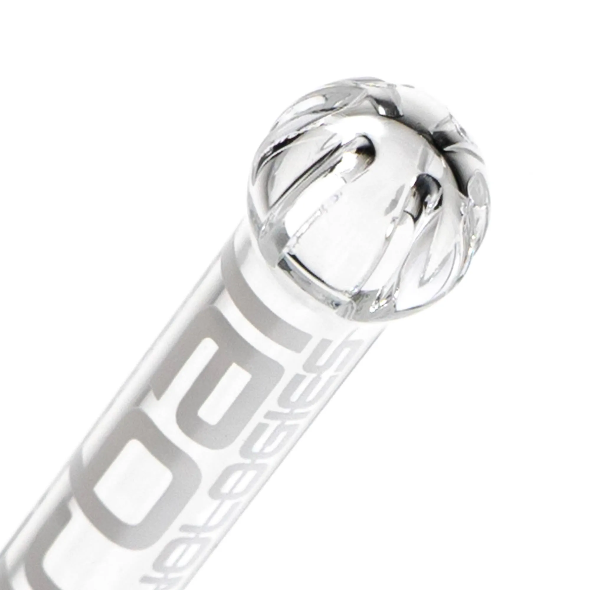 Urbal Technologies - 6 Slit Downstem - 5.0" - Clear w/ White